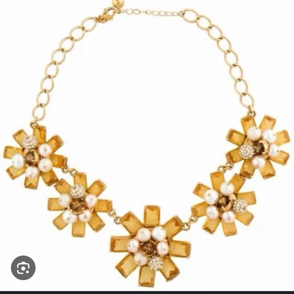 Kate Spade‎ Women’s Gold Floral Statement Necklace
